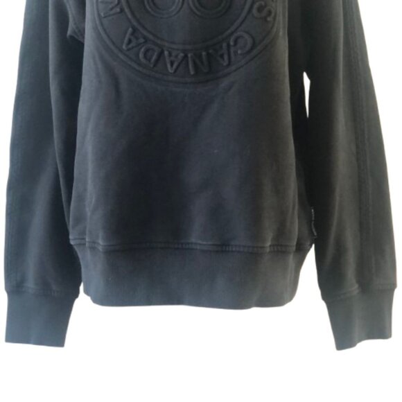 Used - Moose Knuckles Men's Homecrest Cotton Sweatshirt in Black Size S - Picture 7 of 17